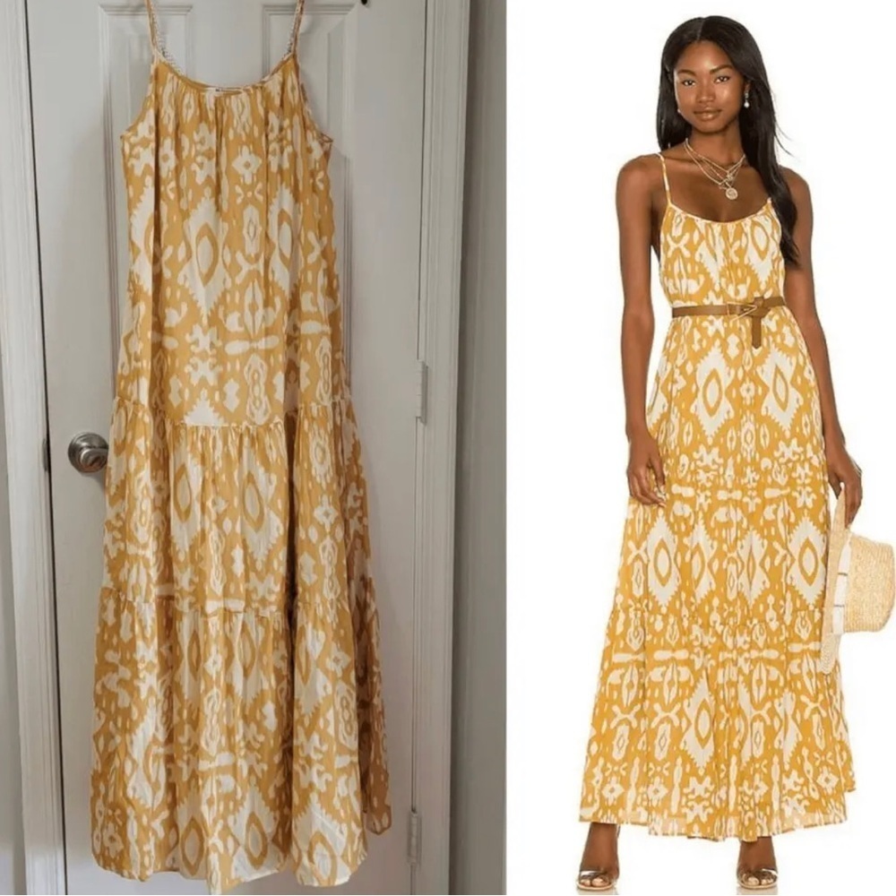 BB Dakota X Steve Madden Turtle Island Print Maxi Dress Sz XL - Picture 2 of 6
